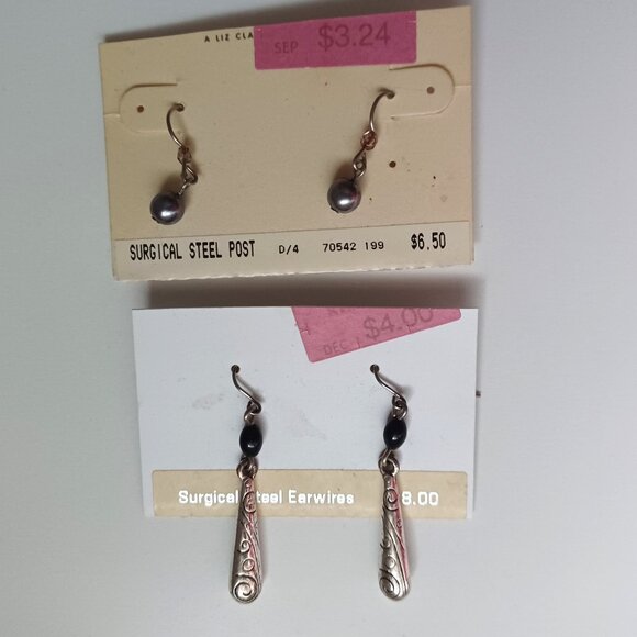 Lot of 21 Pairs of Earrings for Pierced Ears Never Used pre-1999 - Picture 3 of 12